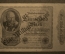 Банкнота 1000 ( 1000000000 ) марок 1922 года. Веймар, Германия. Надпечатка - "Один миллиард марок".