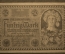 Банкнота 50 марок, 1920 год. Берлин, Веймарская республика, Германия. 