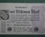 Банкнота 2000000 (Два миллиона) марок 1923 года. Веймарская республика, Германия, Берлин.
