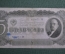 Банкнота 5 червонцев 1937 года, билет государственного банка Союза ССР. Владимир Ленин. Серия УР