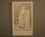Старинная фотокарточка на паспарту "Девушка с книгой". Фотография Страхова, Петербург.