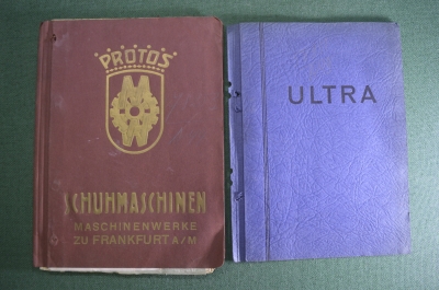 Каталоги «Машины и инструменты для пошива обуви». DRGM. Германия. Рейх. 1930-е годы.