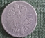 1 марка, серебро. 1875 год, A (Берлинский монетный двор), Германская Империя. 