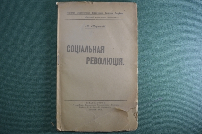 Книга "Социальная революция", Карл Каутский. 1918 год.
