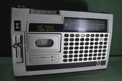 Портативная кассетная магнитола "ВЭФ-260". Магнитофон Vef-Sigma, модель VEF 260.