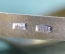 Ложки серебряные с эмалью (набор, 6 штук). Серебро 916 проба, позолота. Клеймо ЛЮ8