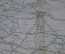 Карта "Железных дорог, водных и шоссейных путей сообщения". 1912-1913 год. Царская Россия.