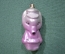 Елочная игрушка из набора теремок "Волк". Стекло. МПО Иней. 1970-е годы. СССР.