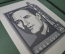 Линогравюра "Космонавт Добровольский". Мастер графики Вячеслав Савосин. 1986 год, СССР. 