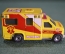Машинка игрушечная коллекционная "Matchbox ambulance. Мачбокс. Скорая помощь". Китай. 1996 год.