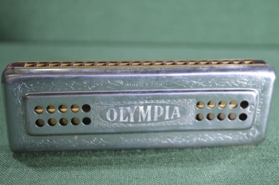 Губная гармошка двусторонняя "Олимпия", Olympia. Германия.