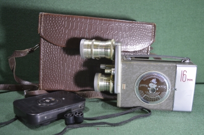 Кинокамера СССР Киев-16 С-2, с кофром. 