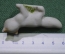 Статуэтка миниатюрная, фигурка "Лиса, лисенок". Керамика, Турыгино.
