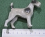 Статуэтка миниатюрная, фигурка "Собака, терьер". Фарфор.
