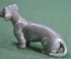 Статуэтка миниатюрная, фигурка "Собака, такса". Металл.
