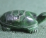 Фигурка, миниатюрная статуэтка "Черепаха, черепашка". Малахит.