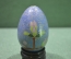 Яйцо на подставке "Цветы". Латунь. Клуазоне. Перегородчатая эмаль. Старый Китай. 1950-е годы.