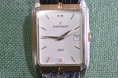 Наручные часы Romanson Adel, кварцевые, водозащищенные. Позолота. 