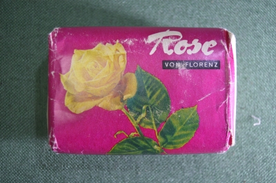 Мыло туалетное "Rose von Florenz". Германия. ГДР времен СССР.