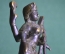 Статуэтка бронзовая "Богиня Сарасвати с павлином". Индуизм. Поддержка, женственность, плодородие.