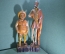 Парные деревянные статуэтки "Дон Кихот и Санчо Панса". легкое дерево, краски. Интерьер.