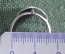Колечко, кольцо серебряное, с узорами. Серебро 925 пробы, диаметр 16 мм.