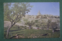 Открытка старинная "Иерусалим. Гора Сион". Иудаика. Германия. Империя. До 1917 года.