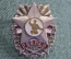 Знак, значок "РВВПКУ". Рижское высшее военное политическое училище (Копия)