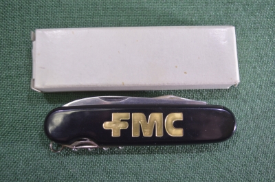 Нож раскладной перочинный "FMC". В футляре. 5 предметов. Германия. 