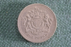 1 фунт 1983 года. Герб. Великобритания. 