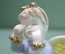 Фигурка, статуэтка "Девочка ангел с подзорной трубой". Фарфор, бисквит. Европа.