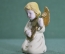 Фигурка, статуэтка "Печальный Ангелок с гитарой". Фарфор. Европа.