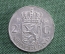 Монета 2,5 гульдена 1966 года, Нидерданды, Джулиана. 2 1/5 G, Nederland. Серебро.