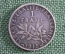 Монета 1 франк 1915 года, Франция. 1 franc, Republique Francaise. Серебро.