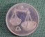 Монета "Два рубля" 2002 года. Знаки Зодиака, Весы. Серебро. С дефектами.