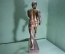 Кабинетная скульптура статуэтка "Бегун легкоатлет". Спортсмен, 49 см. Шпиатр. Бронзирование. 1950-е 