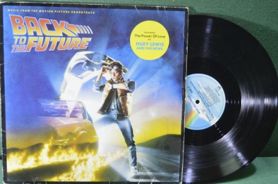 Винил, пластинка 1 lp "Назад в будущее". Back to the future. Саунд-трек из фильма.