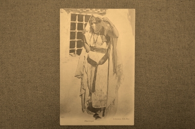 Колониальная открытка/антропологическая фотография. Северная Африка. "Mauresque"