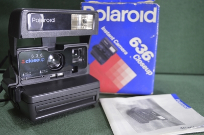 Фотоаппарат "Полароид". Polaroid CloseUp 636. Моментальная съемка. В коробке, инструкция.