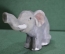 Статуэтка, фигурка "Слон, слоненок". Керамика. 