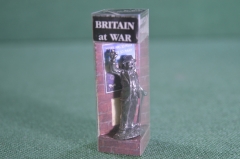 Статуэтка миниатюрная фигурка солдатик "Britain at war". Олово. Ручная работа. Великобритания.