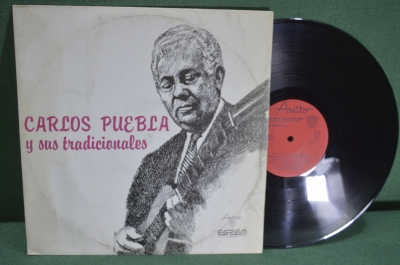 Винил, пластинка 1 lp "Carlos Puebla y sys Tradicionales". Кубинская музыка. Esterio Compatible.