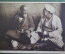 Открытка "Ташкент. Разговор за чаепитием". Типажи, Средняя Азия. 1920-1930-е годы.