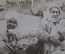 Открытка "Ташкент. Старые афганки". Типажи, Средняя Азия. 1920-1930-е годы.
