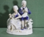 Статуэтка, фигурка фарфоровая "Парочка и барашек". Фарфор cdc collection, Шри-Ланка.