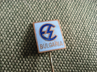 Значок "Болгария" тяжелый металл
