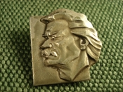 Значок «Максим Горький»2. СССР, Писатель