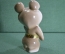 Фигурка, статуэтка фарфоровая "Мишка олимпийский, символ Олимпиады-80". Фарфор, Дулево. 