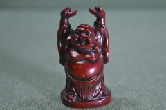 Статуэтка "Смеющийся Хотей с поднятыми руками". Буддизм. 