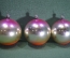 Шары новогодние разноцветные (3 штуки). Елочные украшения, шарики. Набор # 15